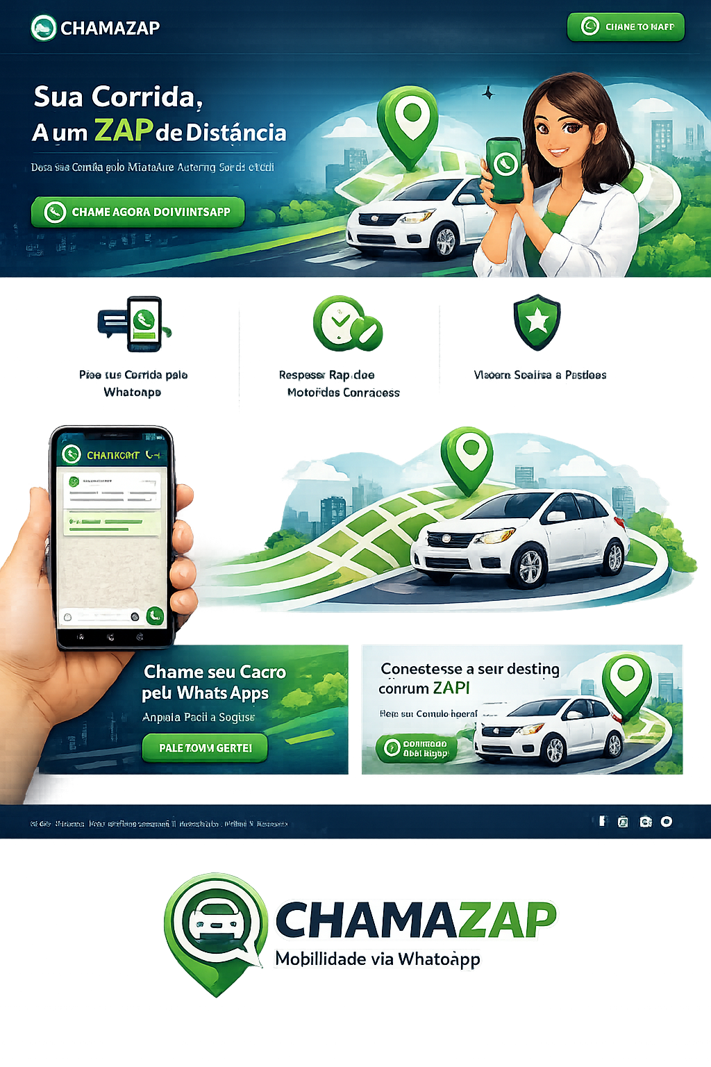 Mockup do Chamazap